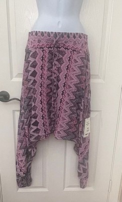 NWT Buddha Pants Savannah Summer Harem Pants Size S