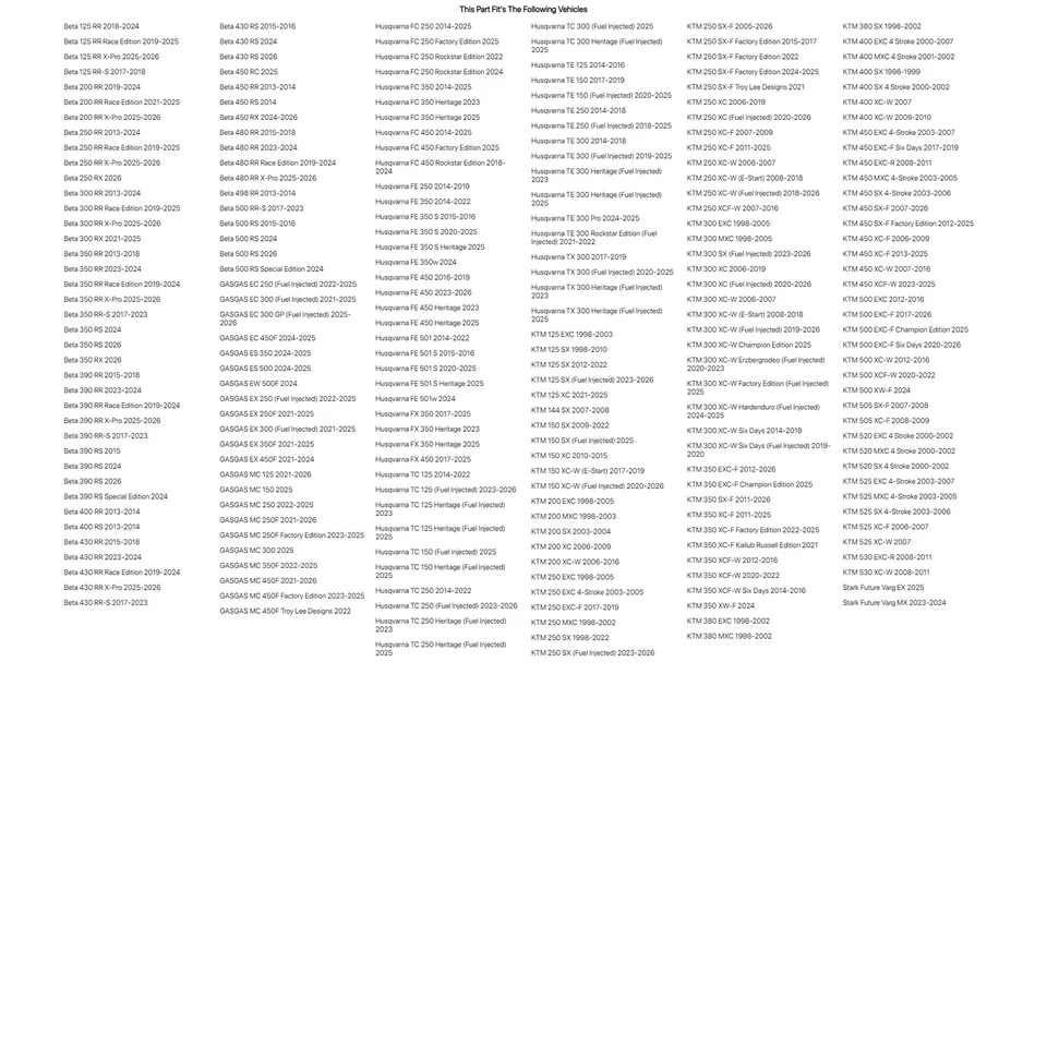 Kit de radios para motocicleta Tusk - radios delanteros 21" negro/petina plateada para KTM 380 MXC Foto 4 de 4