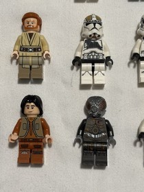 Star Wars LEGO Minifigures and accessories Lot Boba Fett-Obi-Wan-Capt Rex Helmet