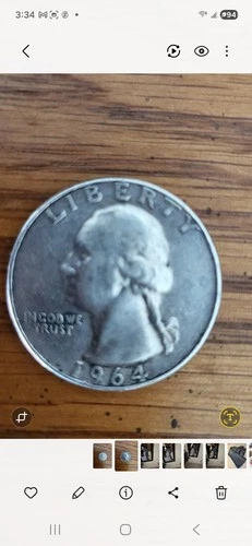 1964 Washington Quarter.