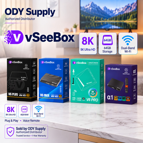 VSeeBox V6 Plus | V6 Max | V6 Pro New | V6 α1 - Authorized Dealer FREE SHIPPING - $350.00