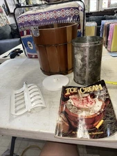 VTG RCW Cedar Works Model 78 4 Qt Ice Cream Maker Parts Only No Motor*