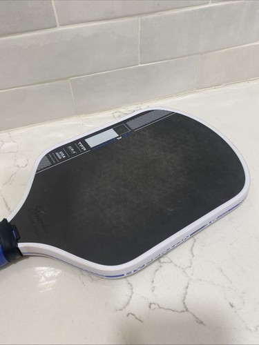 Hyperion Pro IV 16mm Pickleball Paddel blau Kohlefaser TFP Custom Grip Hex - Bild 5 von 8