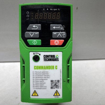 Control Techniques Commander C C200-012 00033 UNTESTED Parts/Repair Only!