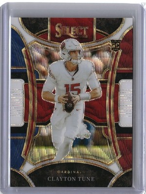 2023 Panini Select #402 Clayton Tune Suite Level Tri-Color Prizm Wave #/149 RC