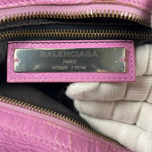 Balenciaga 2-way leather hand and shoulder bag in pink women Used Japan - 第 16/17 張圖片