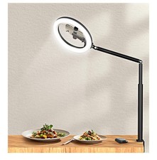 10.5" Ring Light Overhead Phone Mount - Selfie Ring Light with Stand Phone Holde