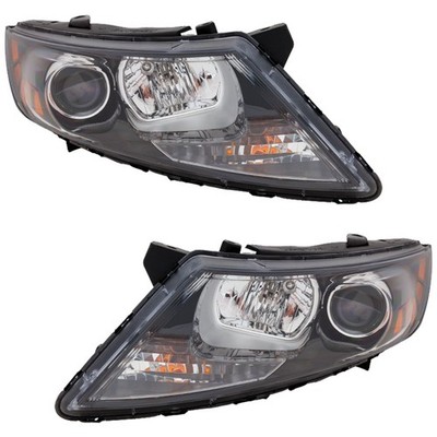 HID Headlights Driving Head lights Headlamps Set of 2  Driver & Passenger Pair