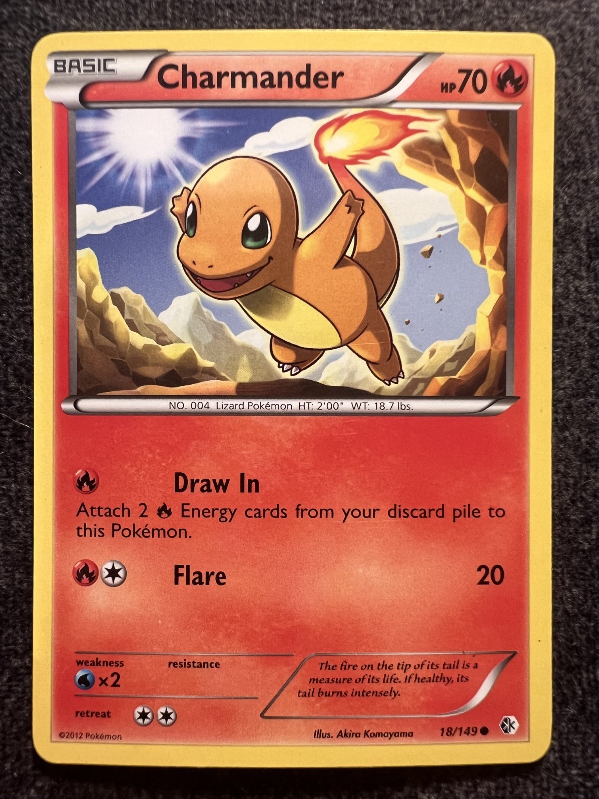 Charmander 18/149 Common Pokemon Card NM