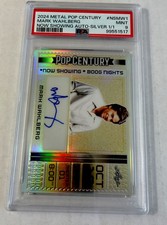 Silver #d 1/1- 2024 Leaf Metal Pop Century MARK WAHLBERG Auto.