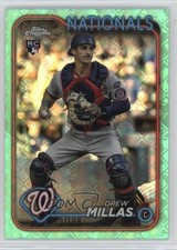 2024 Topps Chrome Logofractor Edition Aqua Refractor /199 Drew Millas #85 1f5h