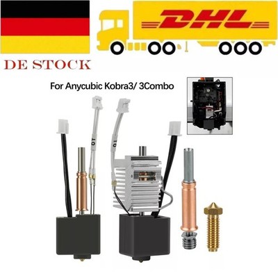 Hotend Kit für Anycubic Cobra 3 3D Printer Accessories w/Heat dissipation Block