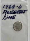 1964-D- Roosevelt Dime .10 - Good Circulated Condition / Silver