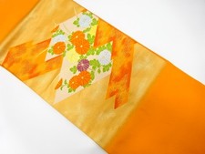 7674549: JAPANESE KIMONO JAPANESE NAGOYA OBI / WOVEN CLASSICAL PATTERN