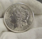 1921 US Morgan Silver Dollar $1 AU Details (Polished)