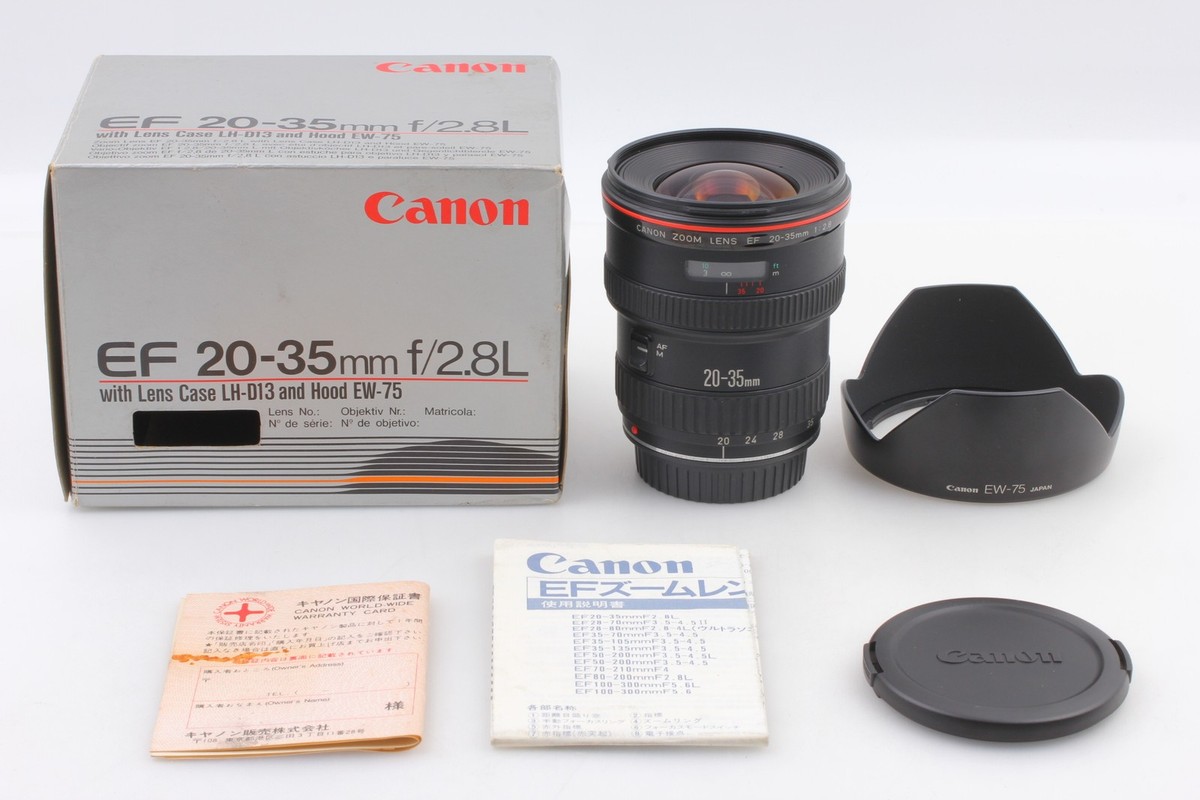 Canon EF 20-35mm USM 美品 フィルター＋巾着付 Canon EF 20-35mm USM 美品 フィルター＋巾着付 - メルカリ