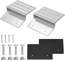 Aluminum Ramp Top Kit, 2"&times; 8" Heavy Duty Loading Ramp Ends for Truck, Motorcycle