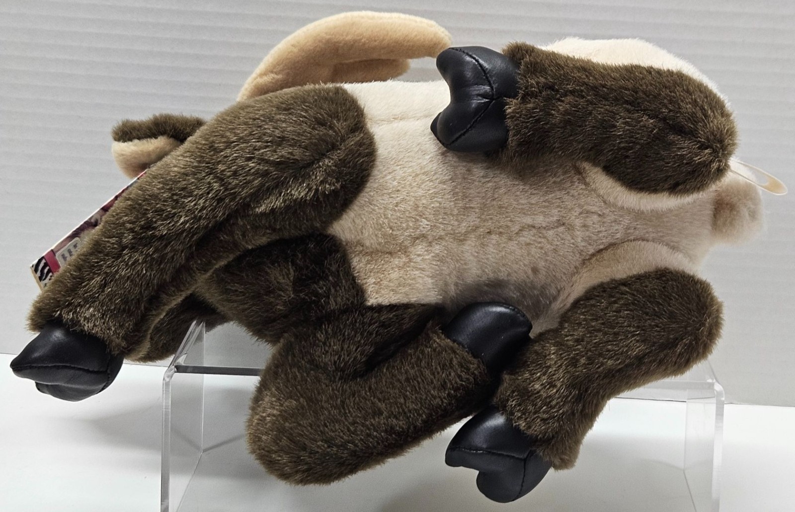 Vintage 1994 K&M International Roosevelt Elk Plush 11" Wildlife Toy w/ Tags