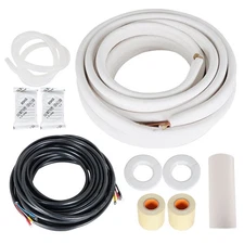 1/4*3/8 Inch Connection Pipe  Install Kit For Mini Split Heat Pump Systems 50FT