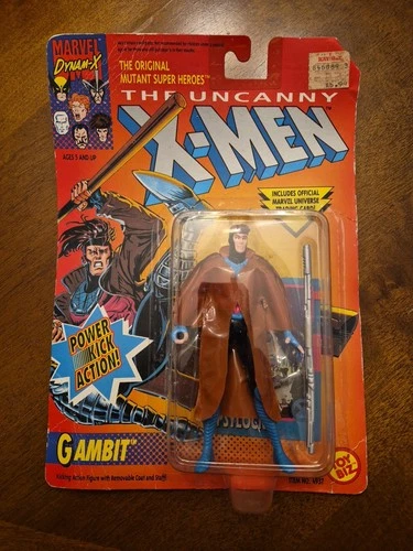 Vintage GAMBIT  Action Figure 1992 Toy Biz Marvel The Uncanny X-men superhero