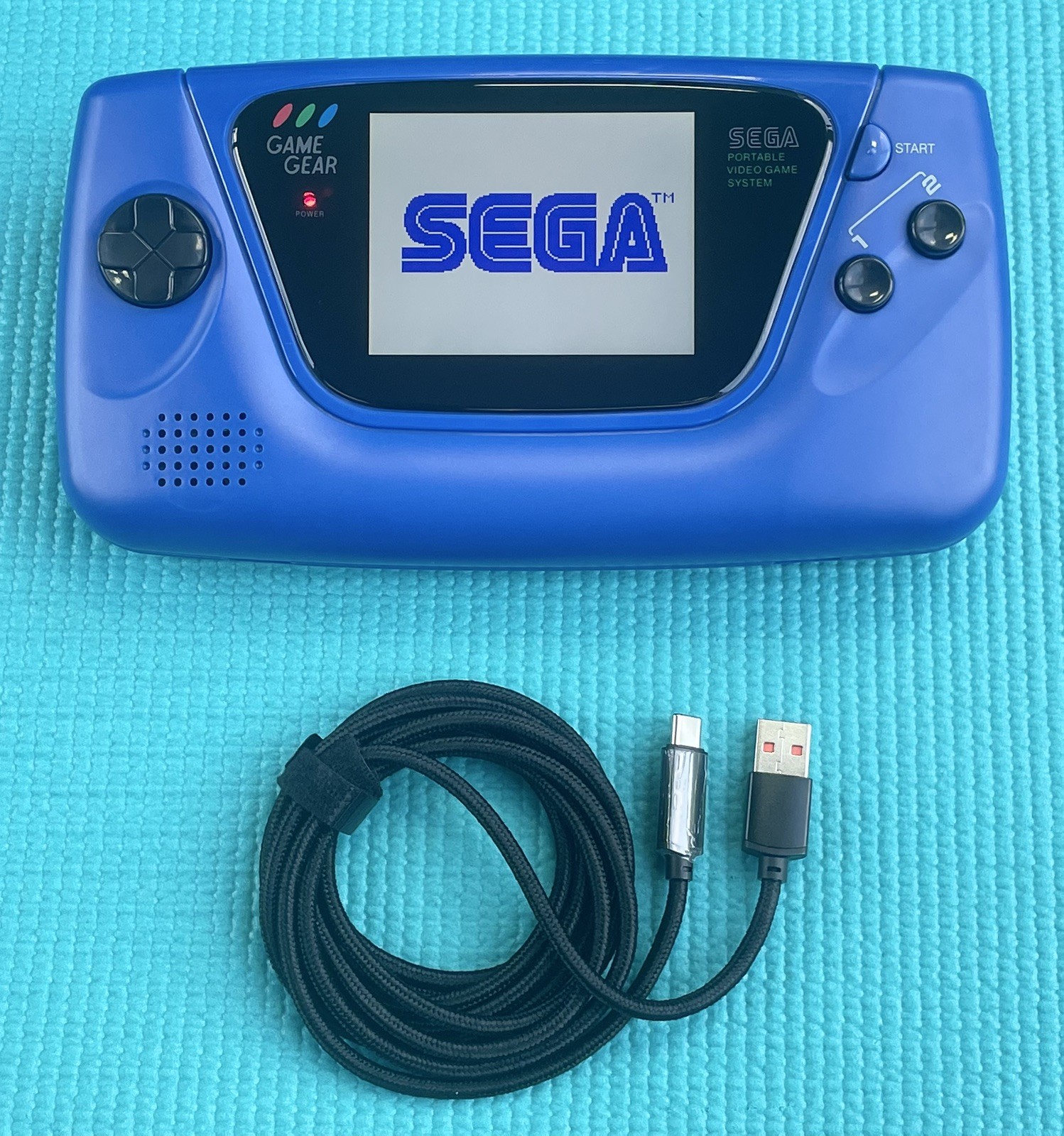 Sega Game Gear, Recapped, New Shell, USB-C Power, XL HD IPS Screen, Glass Bezel