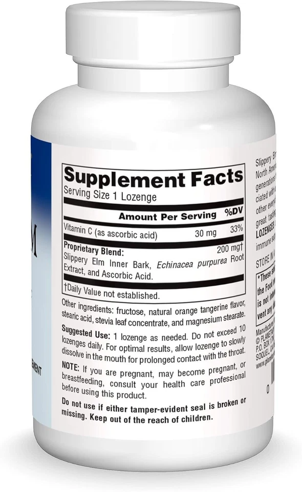 Pastillas de olmo resbaladizas Planetary Herbals, 100 unidades Foto 4 de 4