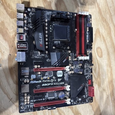 ASRock Fatal1ty 990FX Killer AM3+ DDR3 Desktop Motherboard Used