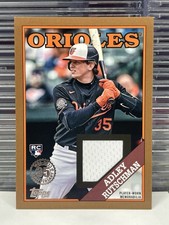 2023 Topps Series 2 #88R-ARU Adley Rutschman RC Player Worn Memorabilia Gold /50