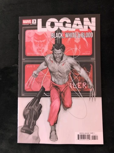 LOGAN BLACK WHITE & BLOOD #3 VARIANT FIRST PRINTING WOLVERINE 1