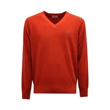 9444AV MAGLIONE UOMO BROOKSFIELD MAN V-NECK WOOL SWEATER 
