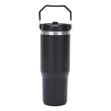 30oz Water Bottle Cup For Stanley Style Insulated Iceflow Flip Straw Travel Mug