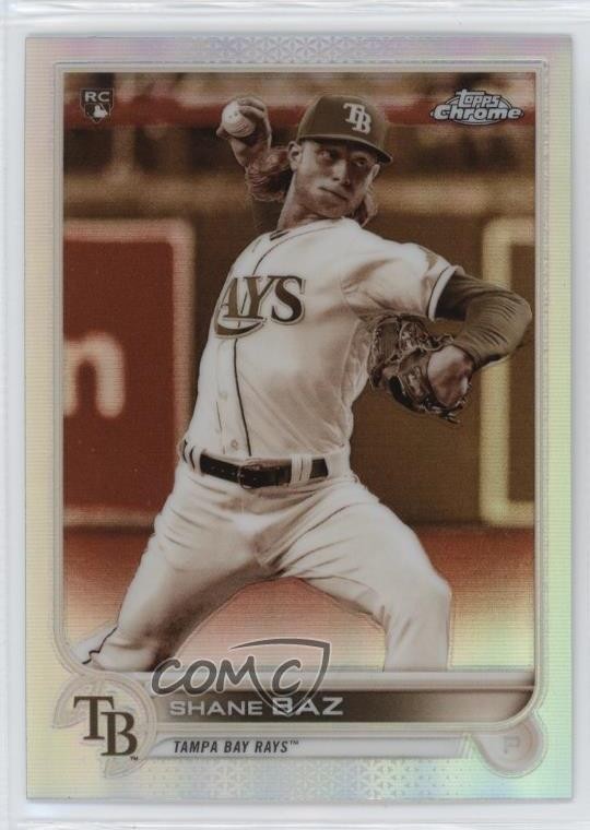 2022 Topps Chrome Sepia Refractor Shane Baz #201 16wc