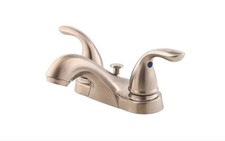 Pfister Pfirst Series 4 Inch Centerset Bathroom Faucet Brushed Nickel LG143610K