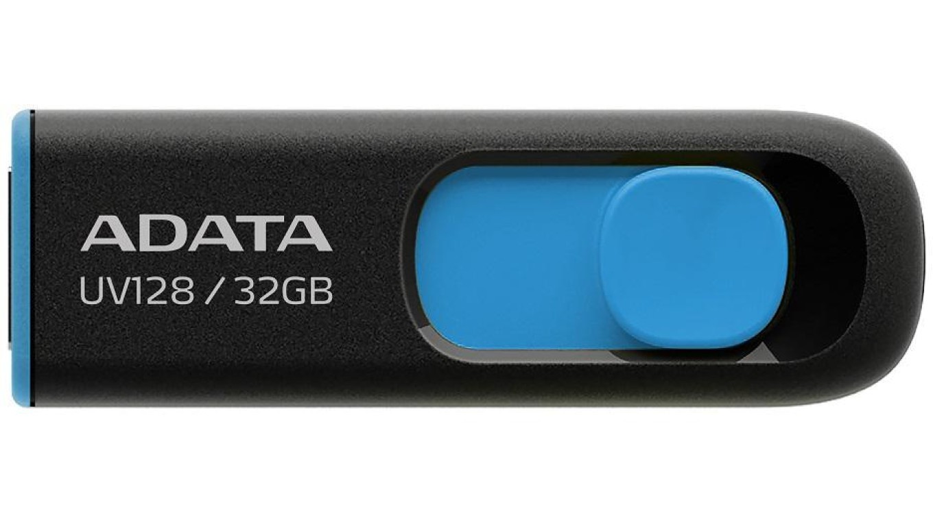 5902887070815 Adata Pendrive UV128 32GB USB 32 Gen1 czarno - niebieski ADATA 3690₽