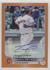 2022 Topps Chrome Update Orange Refractor 13/25 Franmil Reyes #AC-FR Auto e6p
