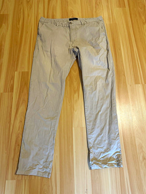 Scotch & Soda Herren Chino Hose Beige gerades Bein  W38/L34