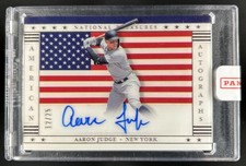 2021 Panini National Treasures Aaron Judge American Auto Autograph #/25 Yankees