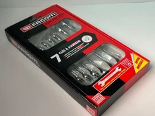 NEW Facom 7pc Double Open End Wrench Set 6/7,8/9,10/11,12/13,14/15,16/17,18/19mm