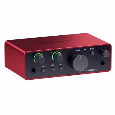 Focusrite Scarlett Solo Studio 4th Gen USB Audio Interface