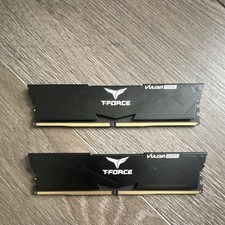 2x8GB TeamGroup T-Force Vulcan DDR5-5200 Desktop RAM PC FLBD58G5200HC40CBK