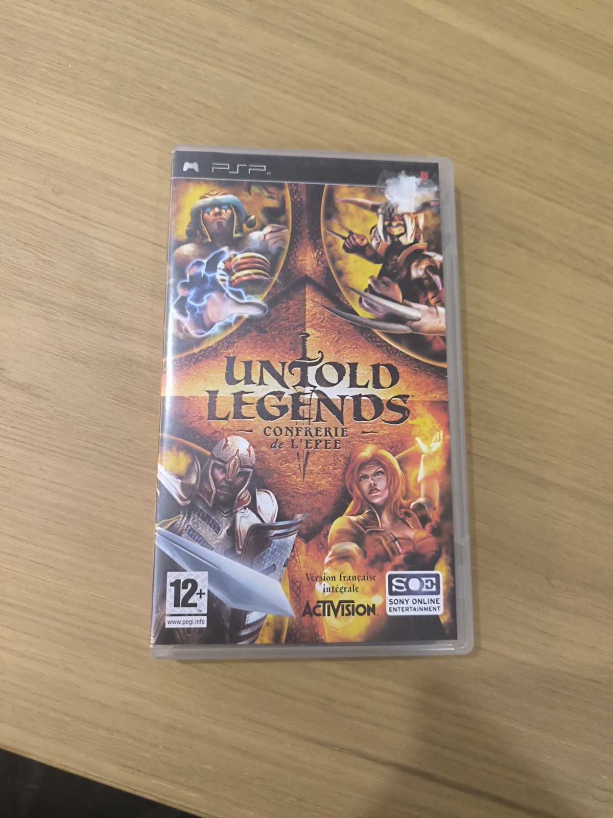 Untold Legends Confrérie De L'Épée, PSP (CIB - Région 2), Tested, Functional