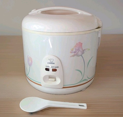 Vintage Zojirushi NS-RNC18A Rice Cooker & Warmer 10 Cups Spring Bouquet