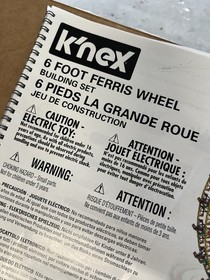 K&rsquo;NEX KNEX 6ft Ferris Wheel Building Set #89790 - unbuilt
