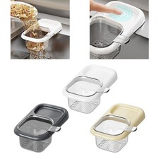 Suction Cup Sink Drain Basket Food Waste Catcher for Kitchen Fabrics Cooking