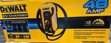 Dewalt Level-2 Electric EV Charger up to 48 Amps, 240V AC 25Ft. Cable Yellow/Blk