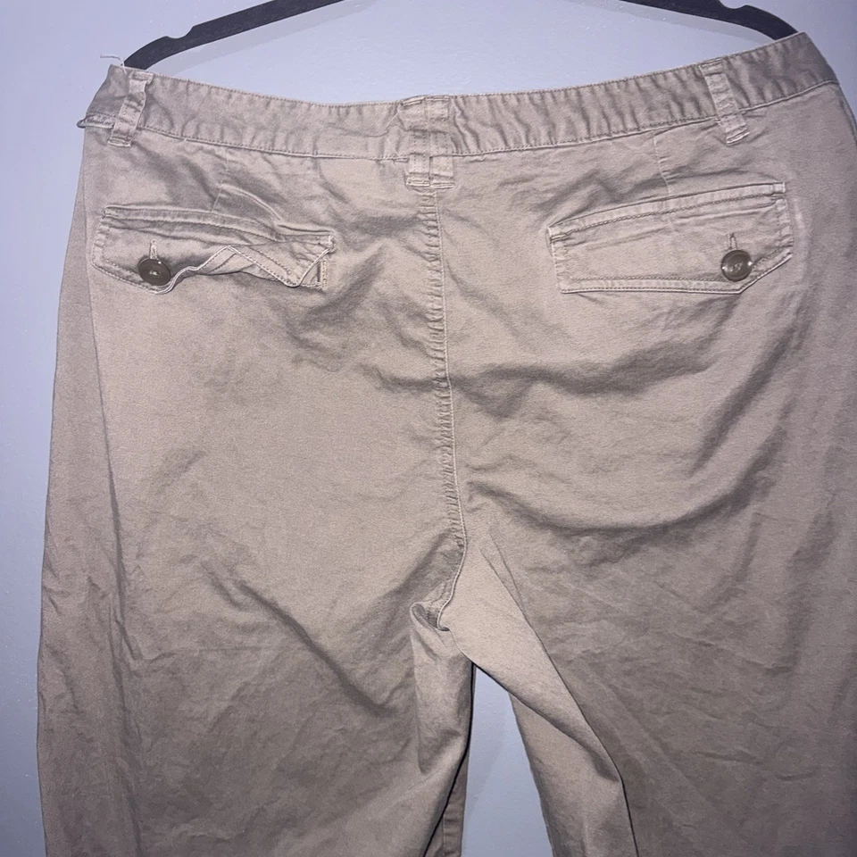 Columbia Shorts Womens 14 Dark Khaki/Brown Capri Short Outdoor Hiking Sportswear - Image 4 of 4