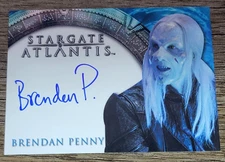 Stargate Atlantis Seasons 3 & 4 Brendan Penny as Wraith Technician Autograph
