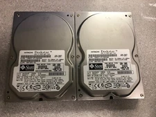 HITACHI HDS721616PLA380 7200 rpm 160 GB SATA Hard Drive LOt of 2