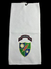 75th Ranger Battalion Golf Towel / 8in x 16in