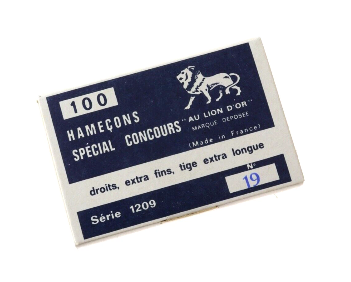 Lot De 20 Hameçons Au Lion D'Or Réf. 9505 N°2/0 – INOX Mer – Neuf